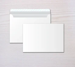 Briefhülle DIN C6 ohne Fenster, haftklebend